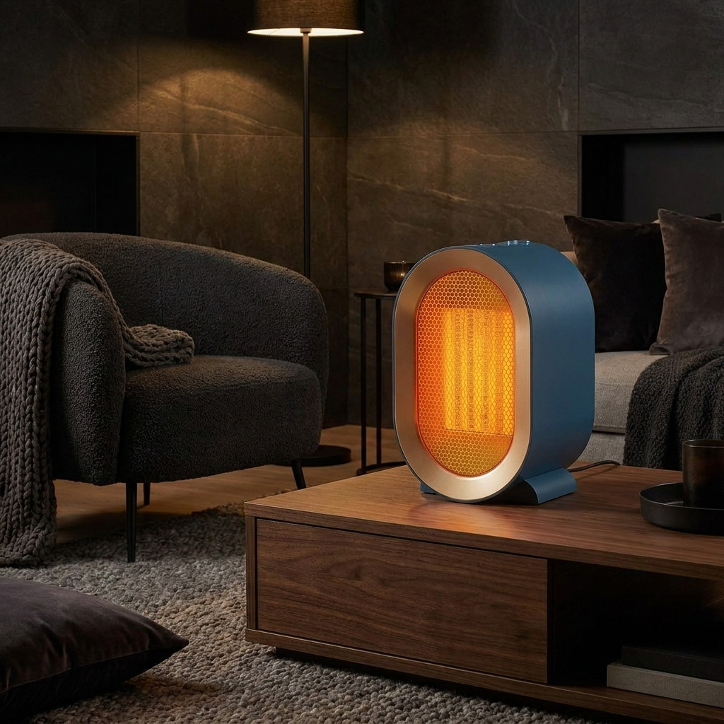 Electric Space Heater | Compact Design, Adjustable Power Levels 2