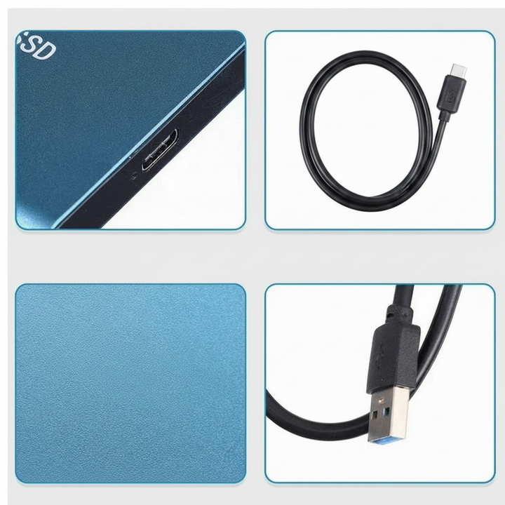 External SSD | Portable, High-Speed USB 128TB Storage 5