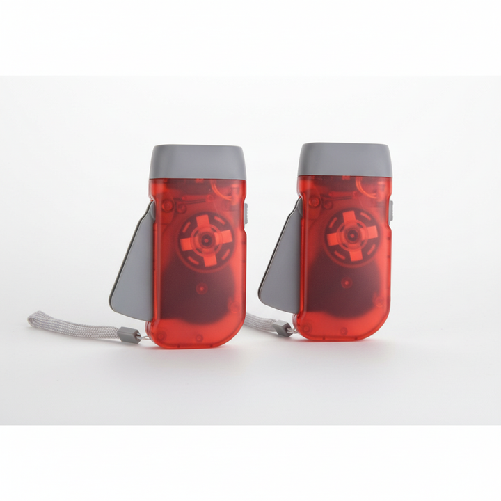 Flashlight | Hand-Crank Power, Waterproof Design 0