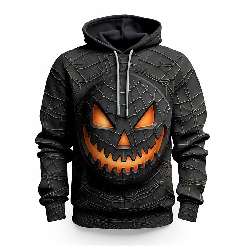 Hooded Sweatshirt | Halloween Graphic, Long Sleeves 2