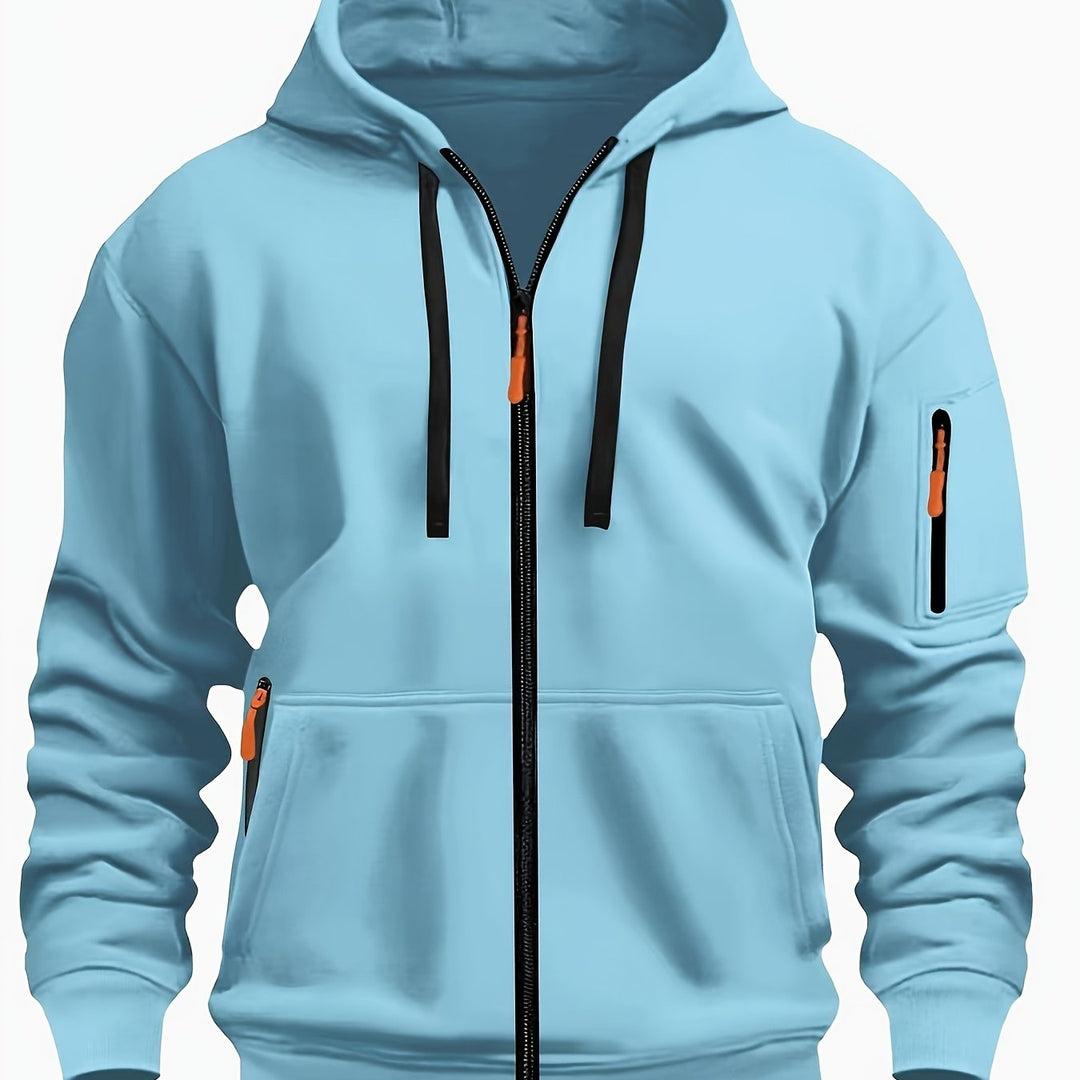 Hoodie | Full-Zip Front, Adjustable Drawstring Hood 10