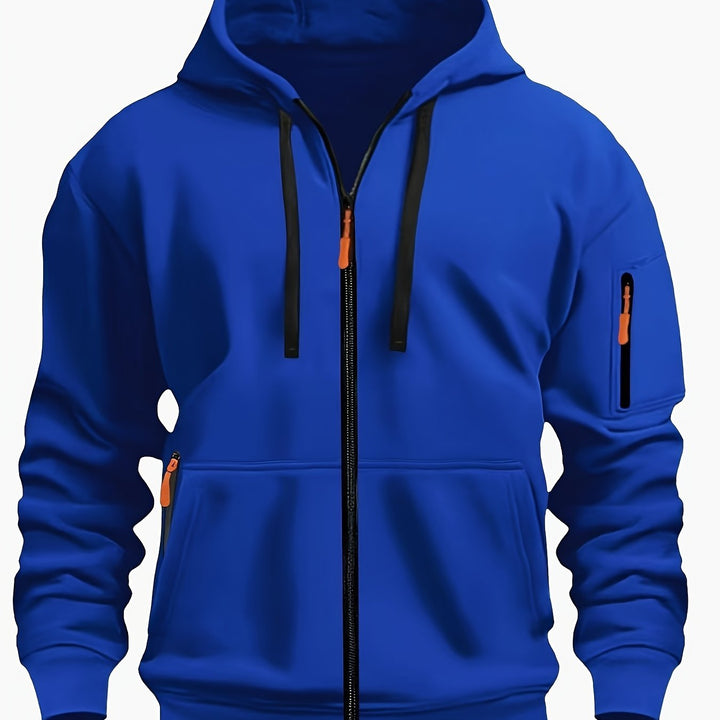 Hoodie | Full-Zip Front, Adjustable Drawstring Hood 11