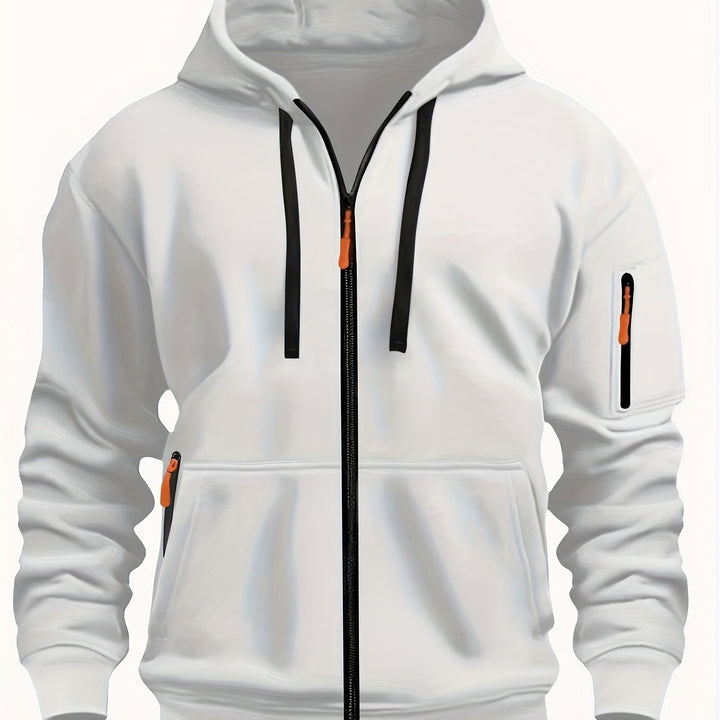 Hoodie | Full-Zip Front, Adjustable Drawstring Hood 13