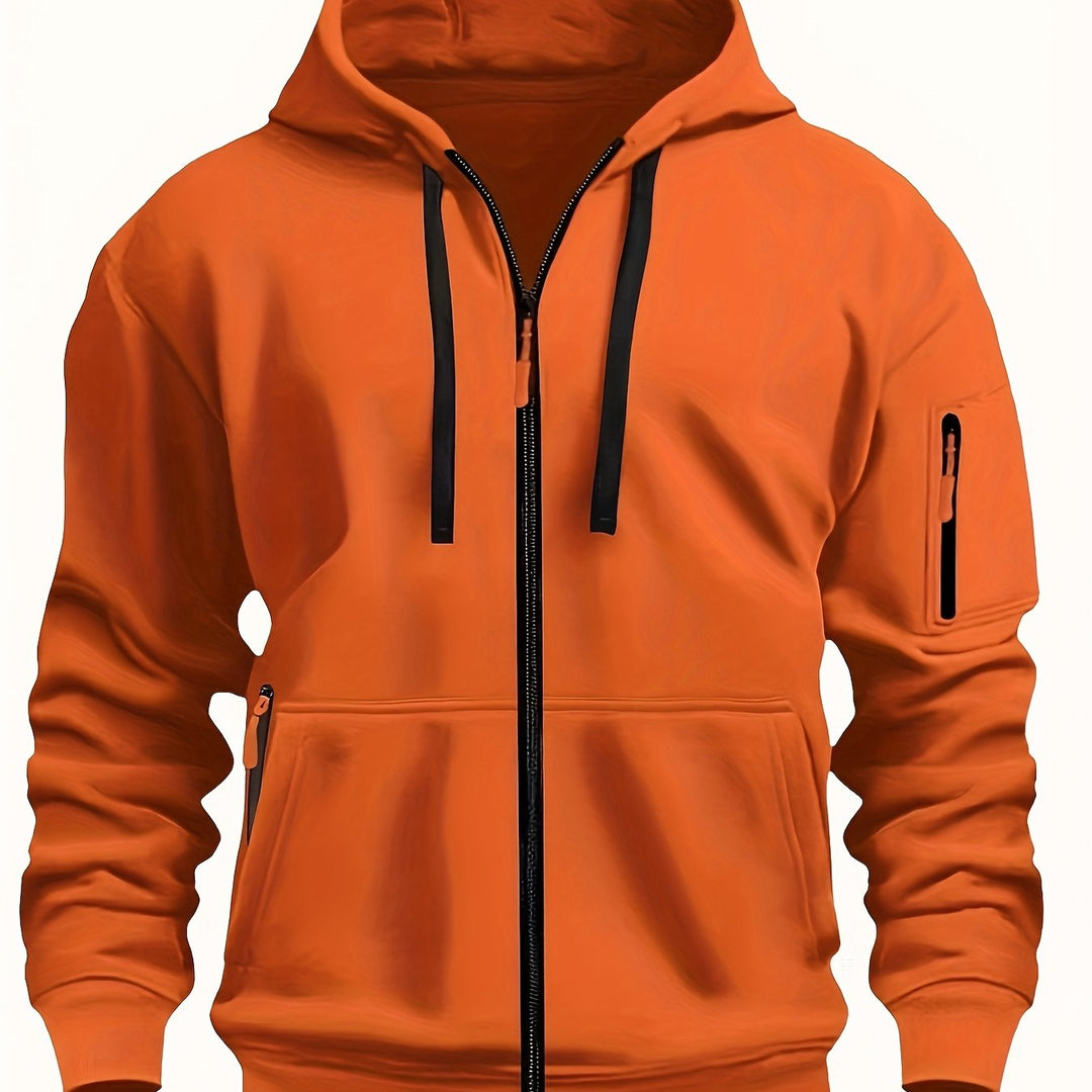 Hoodie | Full-Zip Front, Adjustable Drawstring Hood 15