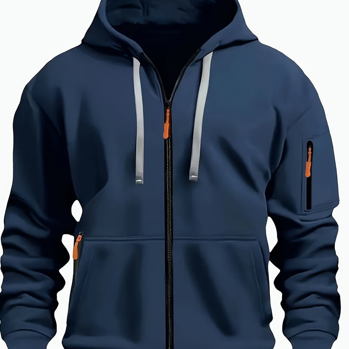 Hoodie | Full-Zip Front, Adjustable Drawstring Hood 17