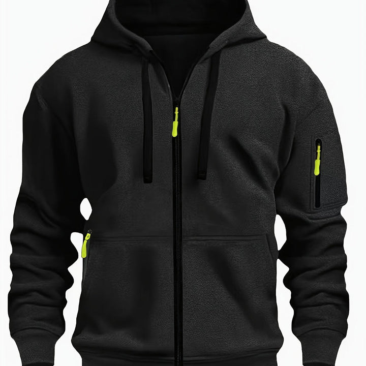Hoodie | Full-Zip Front, Adjustable Drawstring Hood 18