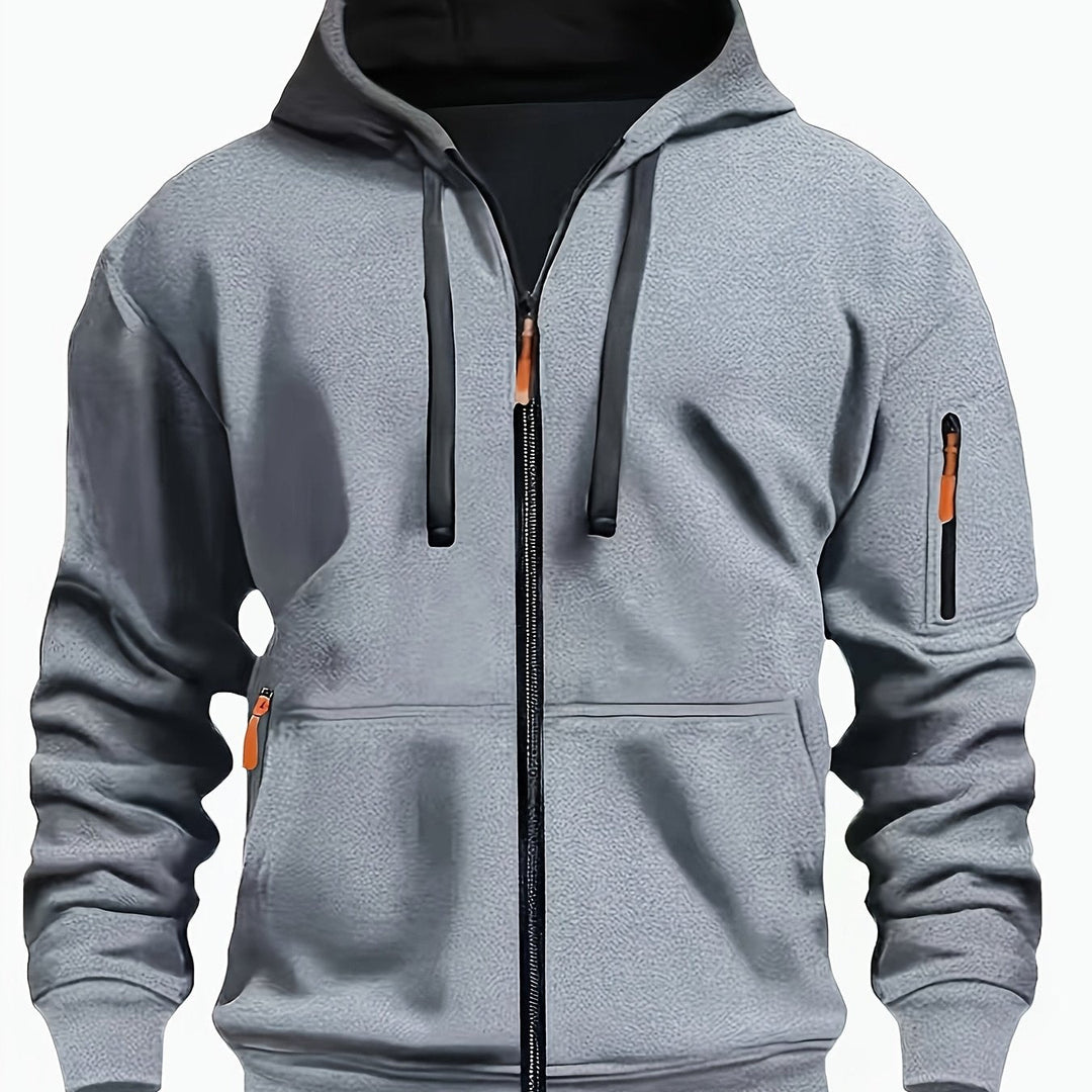 Hoodie | Full-Zip Front, Adjustable Drawstring Hood 19
