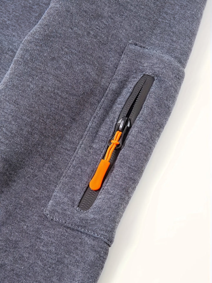 Hoodie | Full-Zip Front, Adjustable Drawstring Hood 3