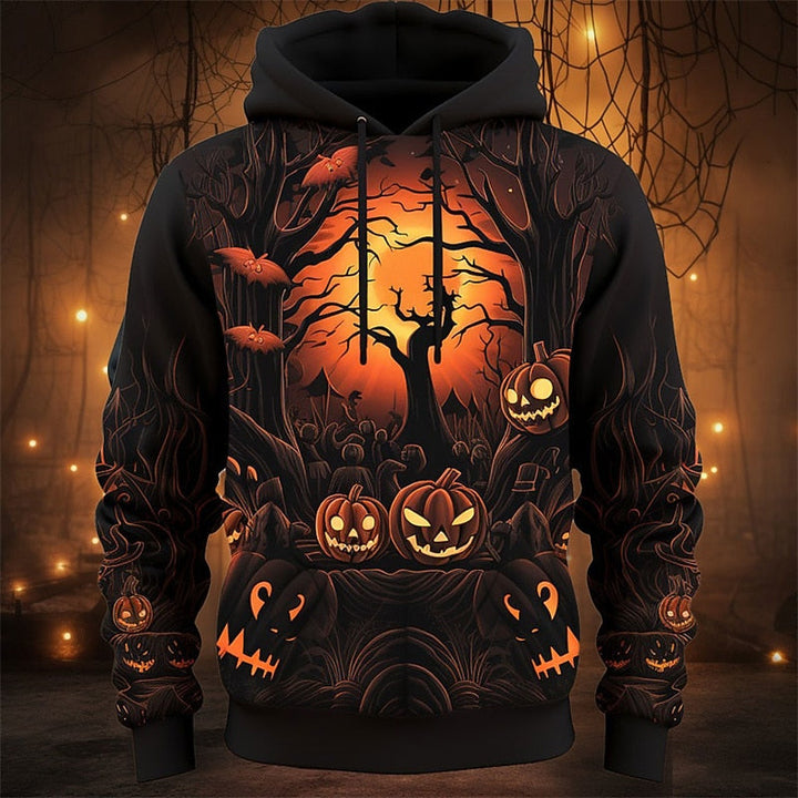 Hoodie | Pumpkin Graphic, Long Sleeves 1