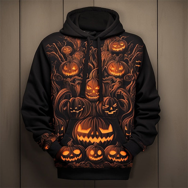 Hoodie | Pumpkin Graphic, Long Sleeves 3