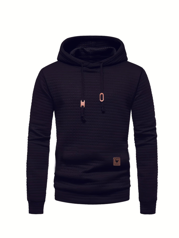 Hoodie | Textured Fabric, Adjustable Drawstring 2