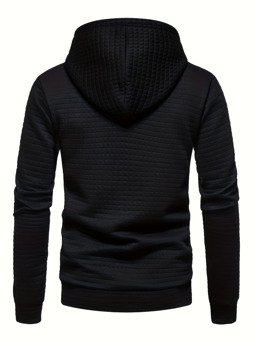 Hoodie | Textured Fabric, Adjustable Drawstring 3