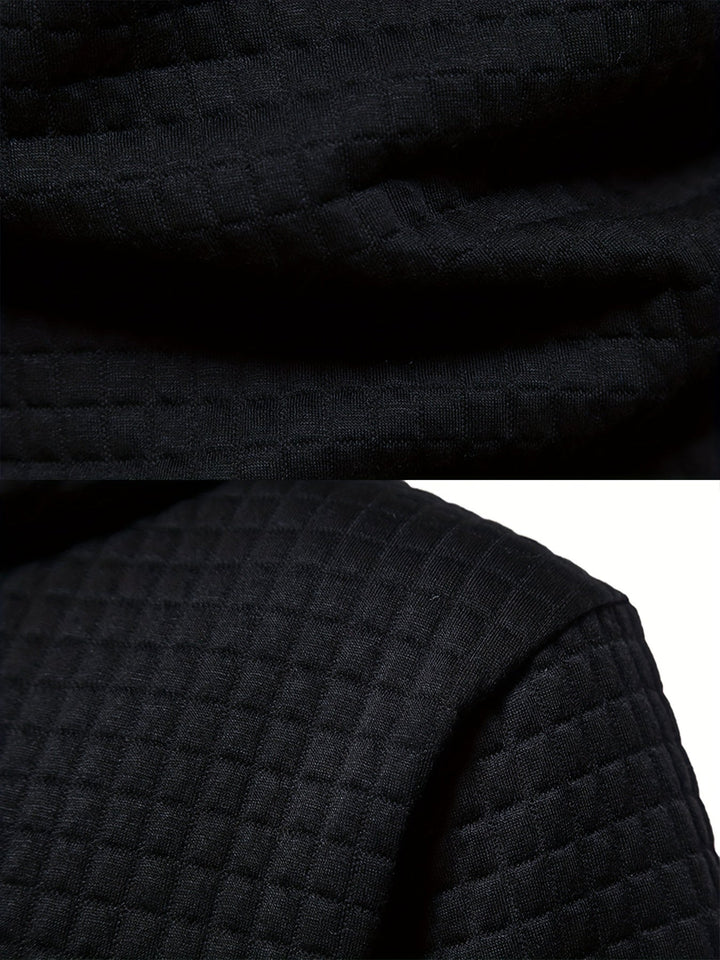 Hoodie | Textured Fabric, Adjustable Drawstring 5