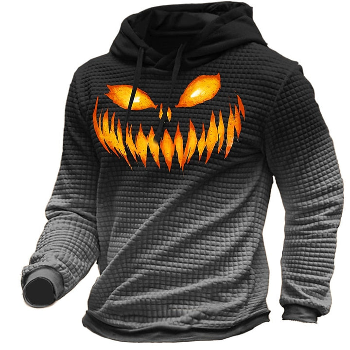 Hoodie | Textured Fabric, Halloween Graphic 2