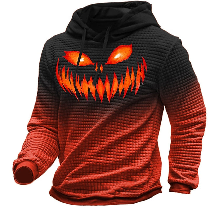 Hoodie | Textured Fabric, Halloween Graphic 3
