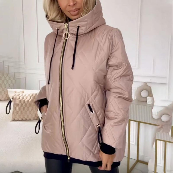 Jacket | High Collar, Hooded, Hip Length 0
