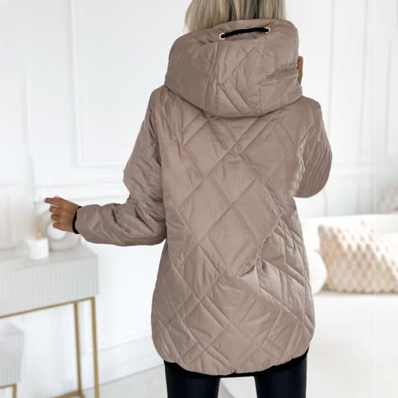 Jacket | High Collar, Hooded, Hip Length 7