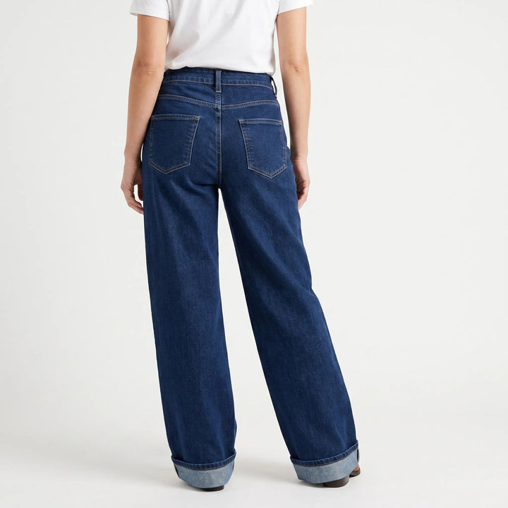 Jeans | High Waist, Wide Leg with Rolled Cuffs 2