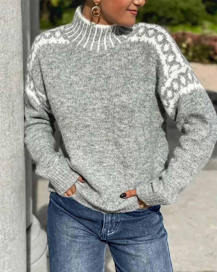 Jumper | High Collar, Relaxed Fit 0