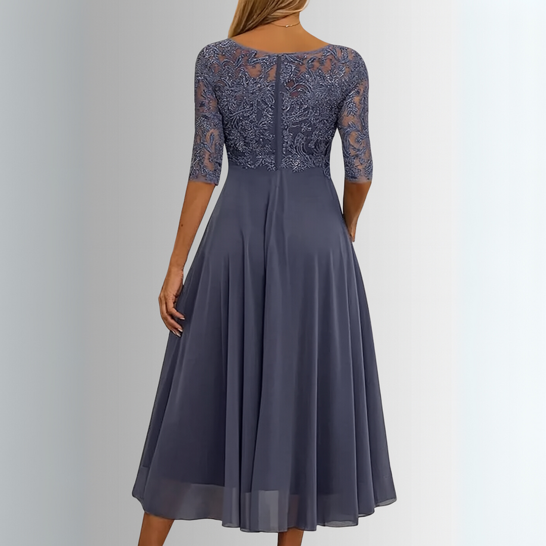 Lace Dress | Delicate Lace Top, Layered Skirt 5