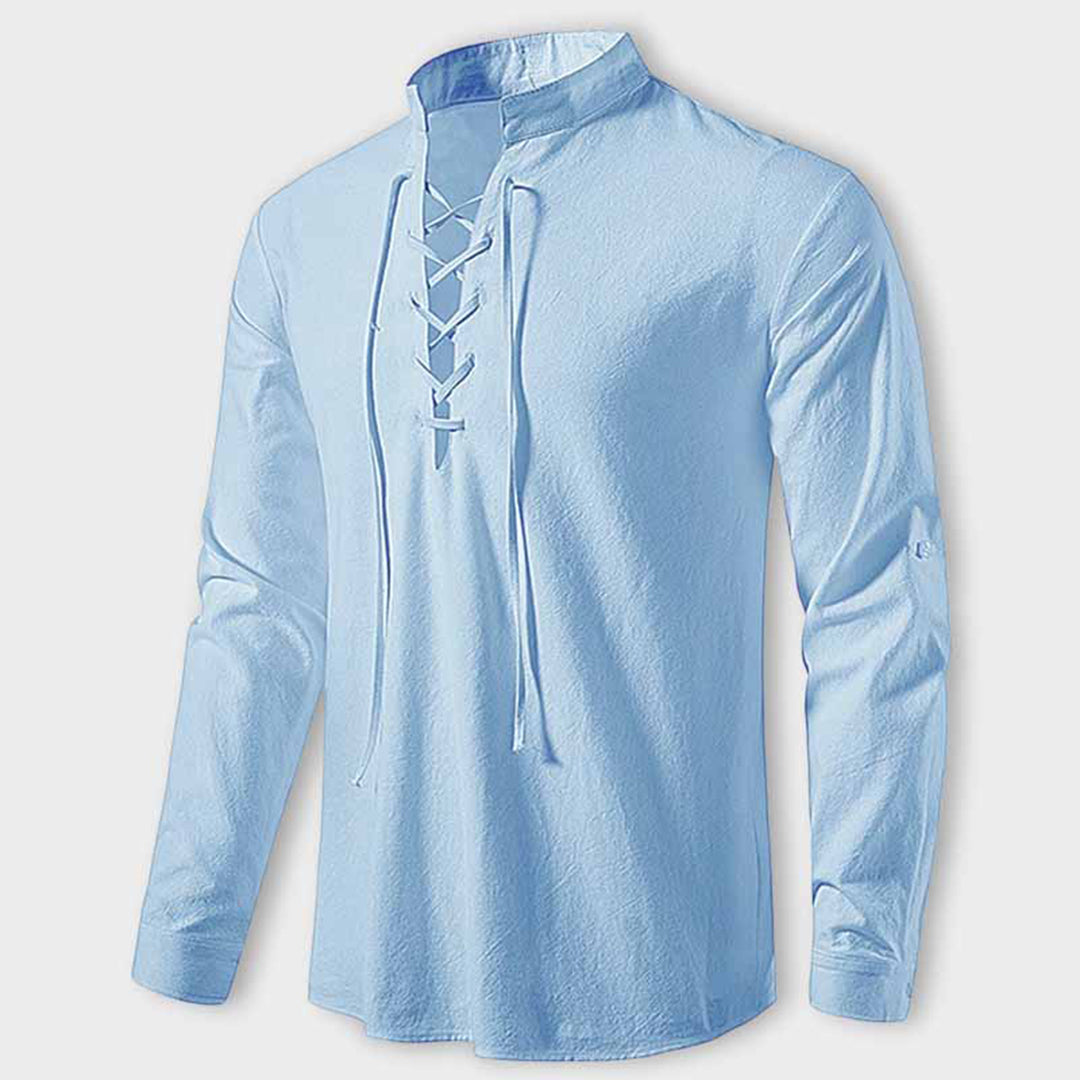 Men's lace-up Shirt