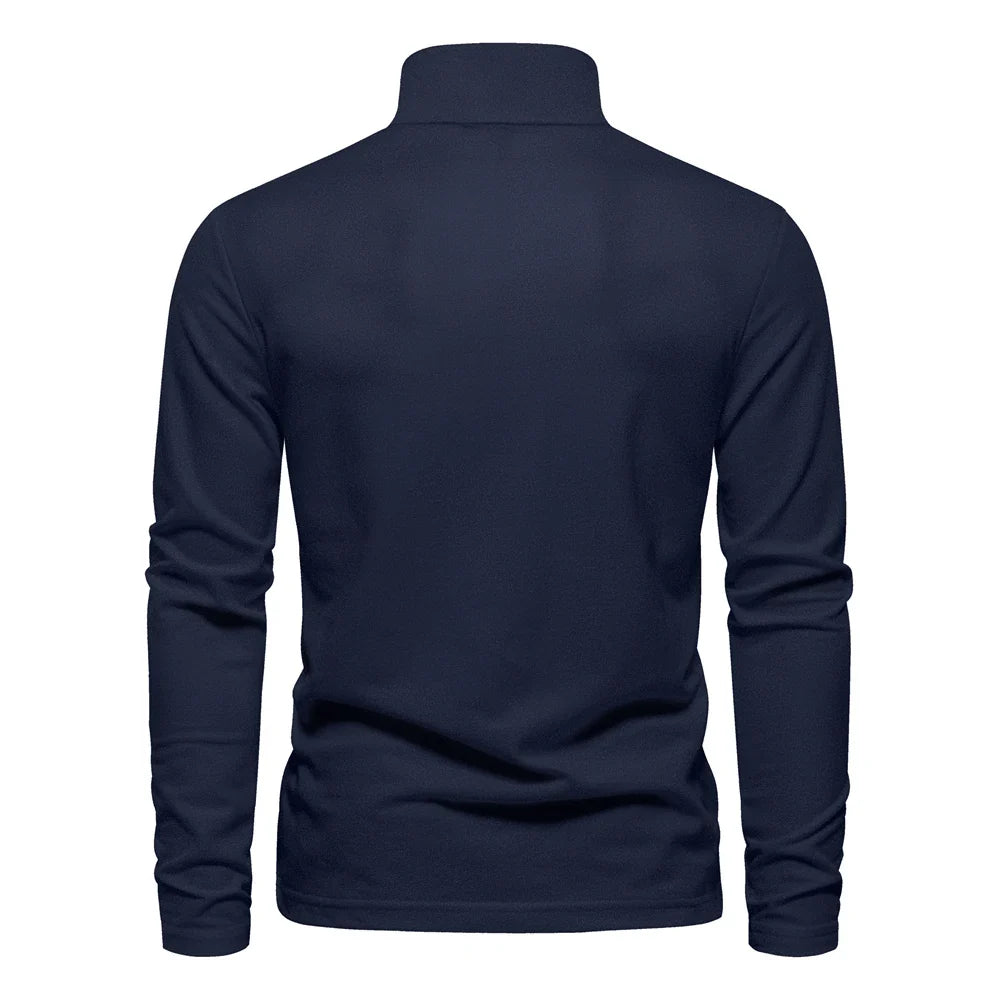 Long-Sleeved Polo Shirt | Classic Collar, Embroidered Detail 8