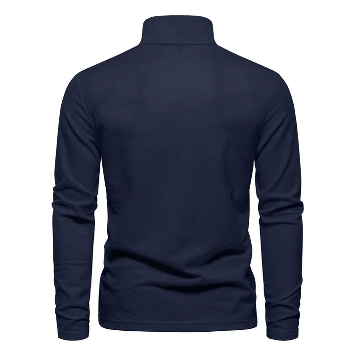 Long-Sleeved Polo Shirt | Classic Collar, Embroidered Detail 8