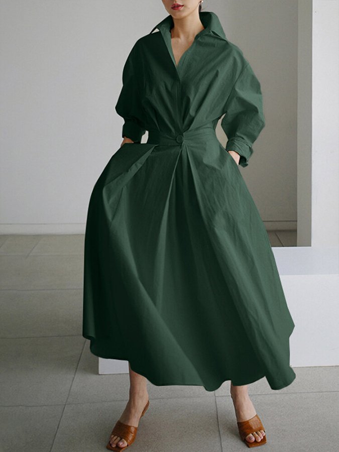Long Dress | Long Sleeve, Elegant Silhouette 6