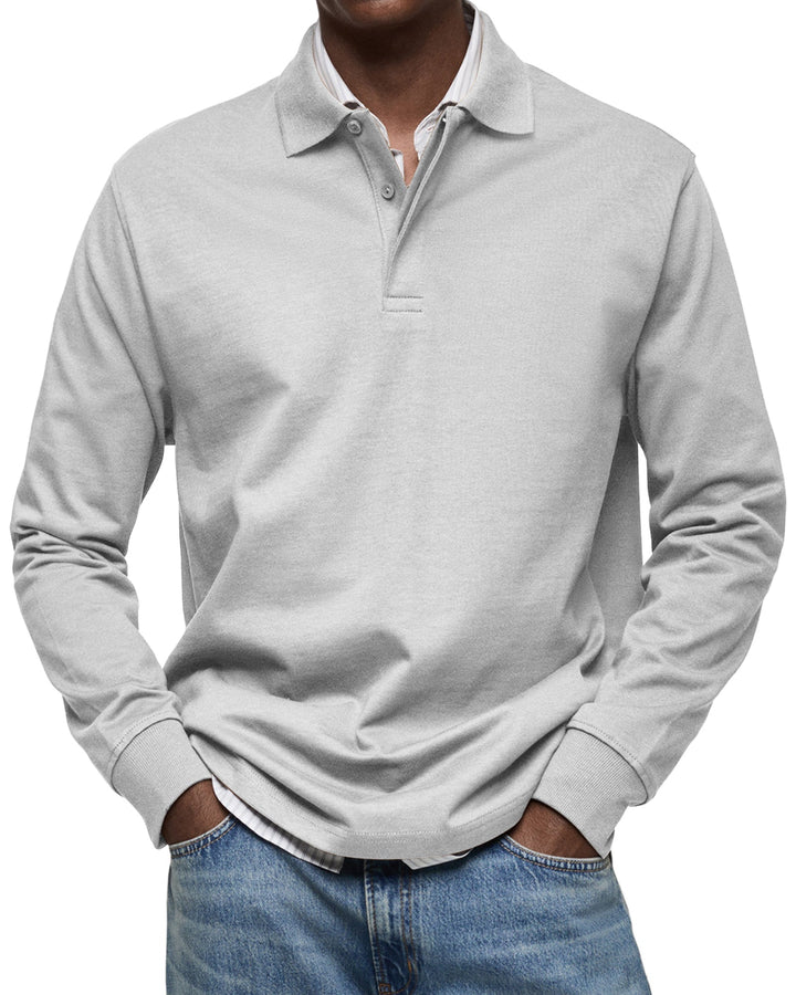 Long Sleeve Polo Shirt | Classic Fit, Tailored Silhouette 4