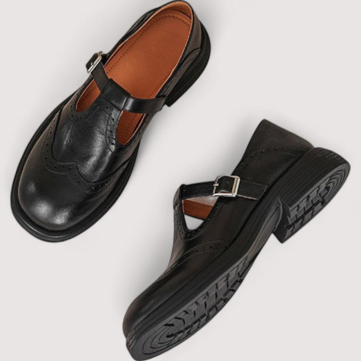 Mary Jane Shoes | Leather Upper, Buckle Fastening 4