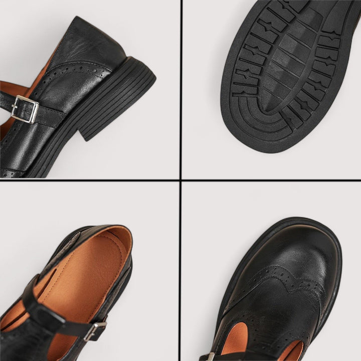 Mary Jane Shoes | Leather Upper, Buckle Fastening 5