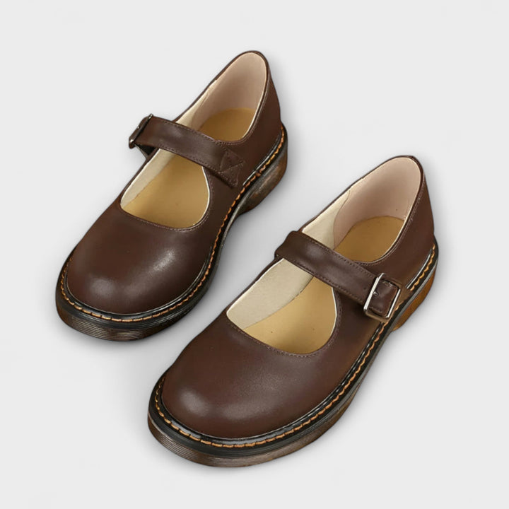 Mary Jane Shoes | Rounded Toe, Signature Strap 0