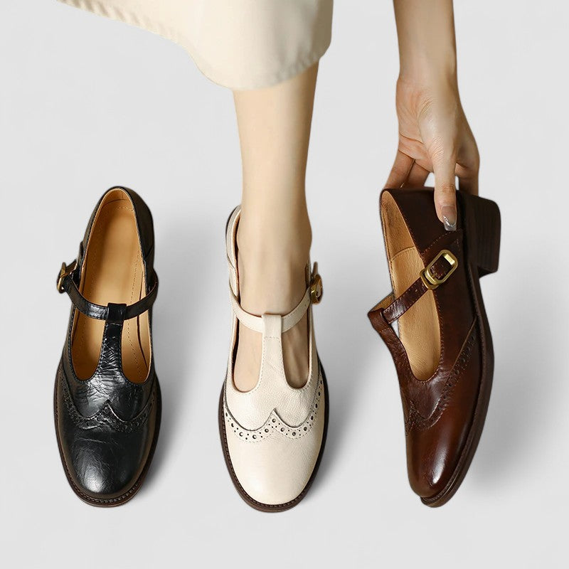 Mary Jane Shoes | Strap Detail, Low Heel 1