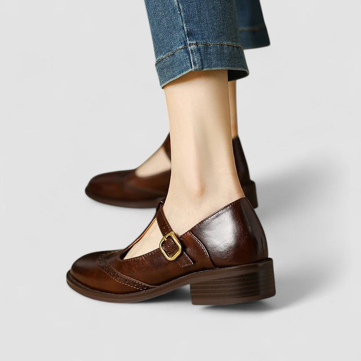 Mary Jane Shoes | Strap Detail, Low Heel 8