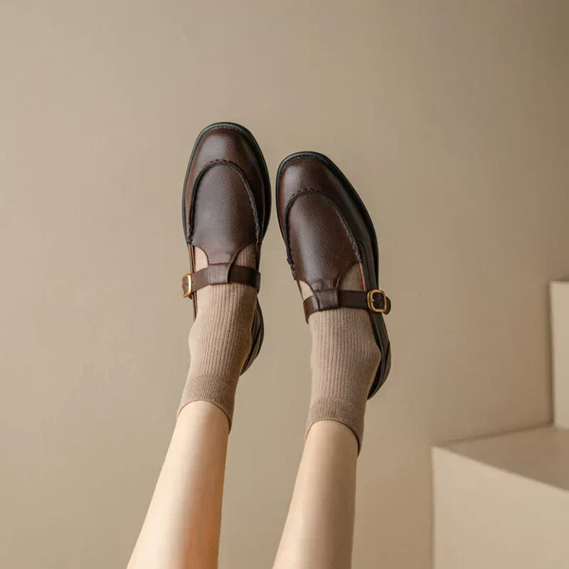Mary Jane Shoes | T-Strap Buckle, Round Toe 1