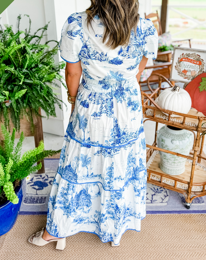 Maxi Dress | Smocked Waist, Tiered Skirt 4