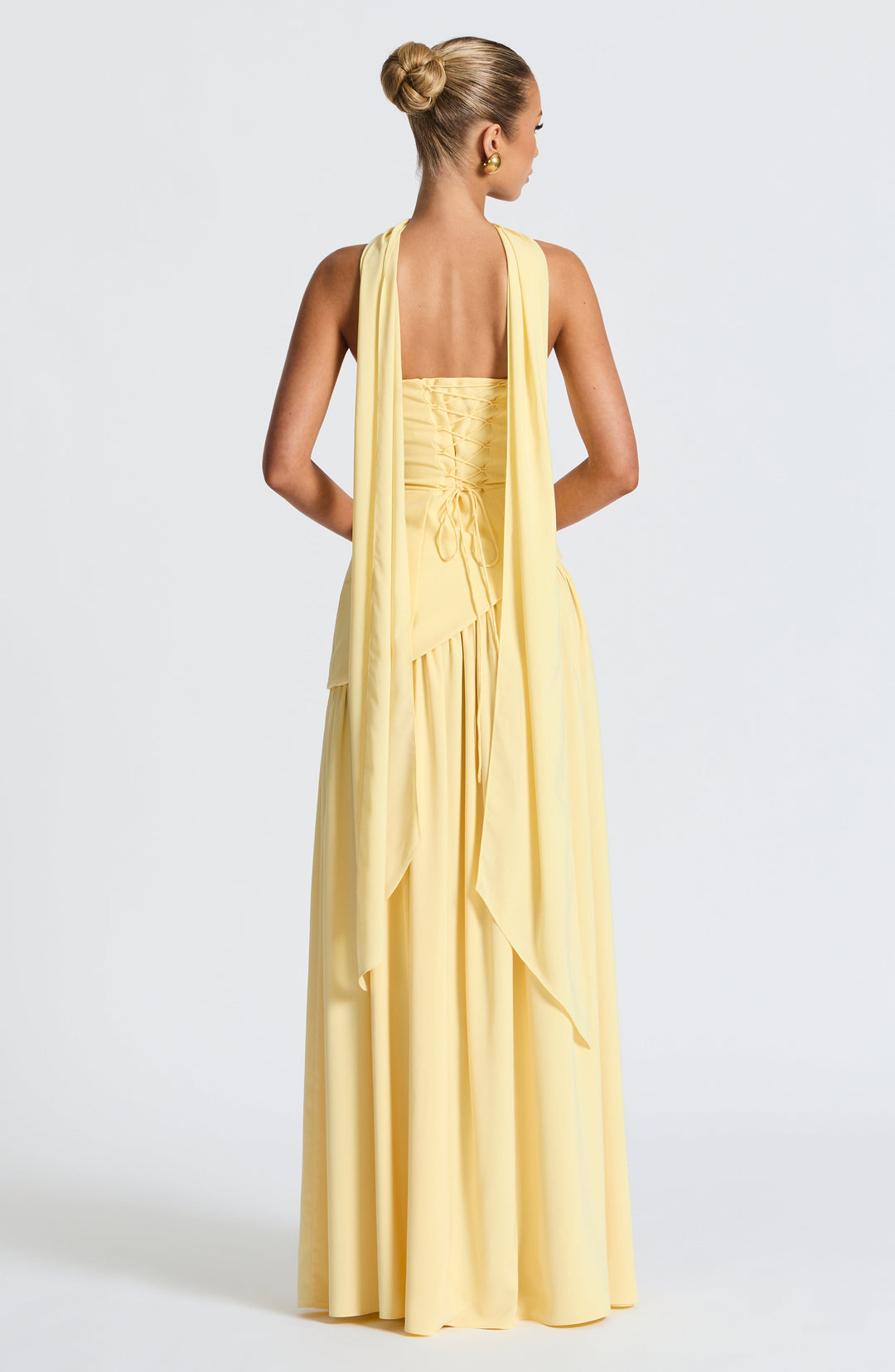 Maxi Dress | Strapless Bodice, Asymmetric Waist 2