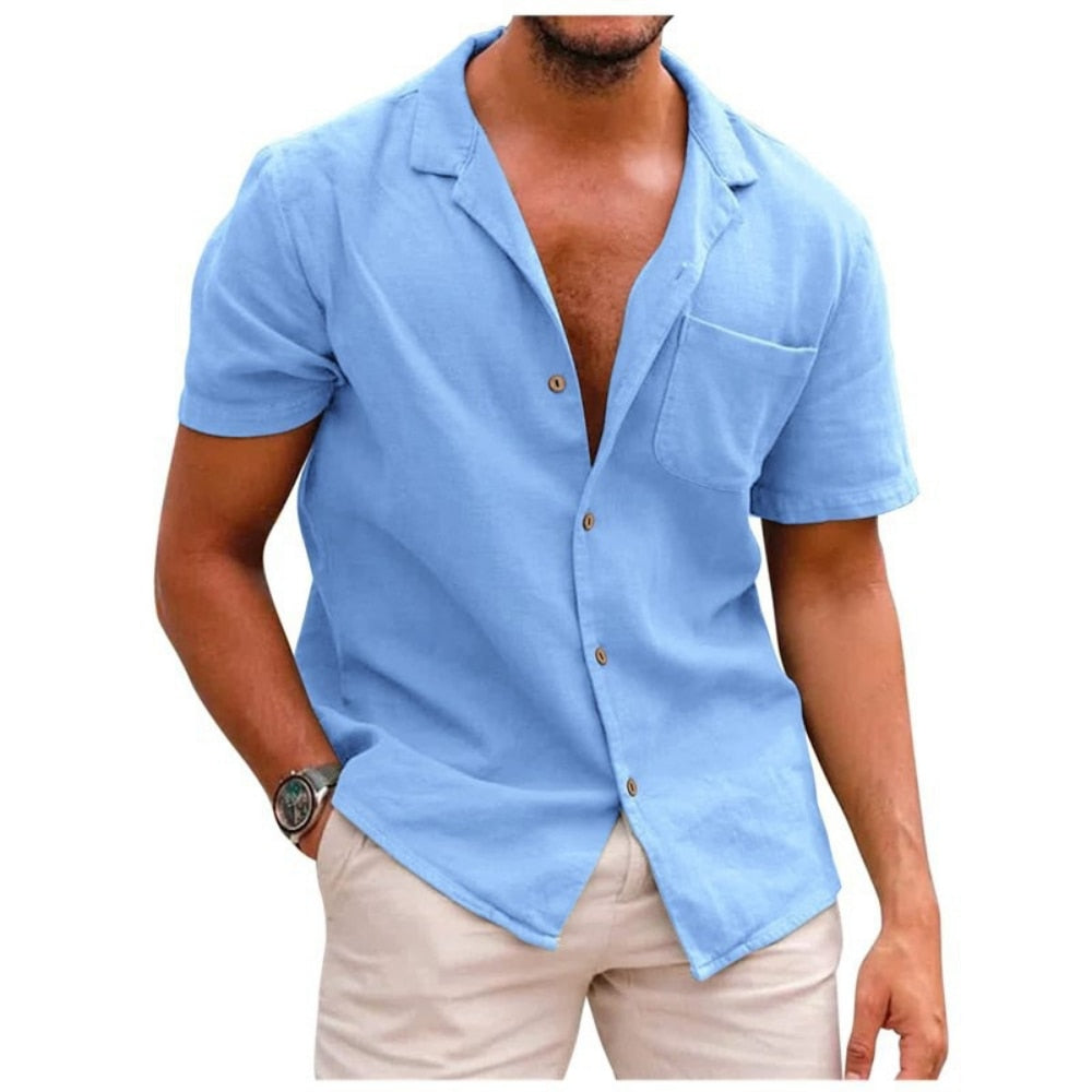 Men's Shirt | Airy Cotton Blend, Neat Structure 2