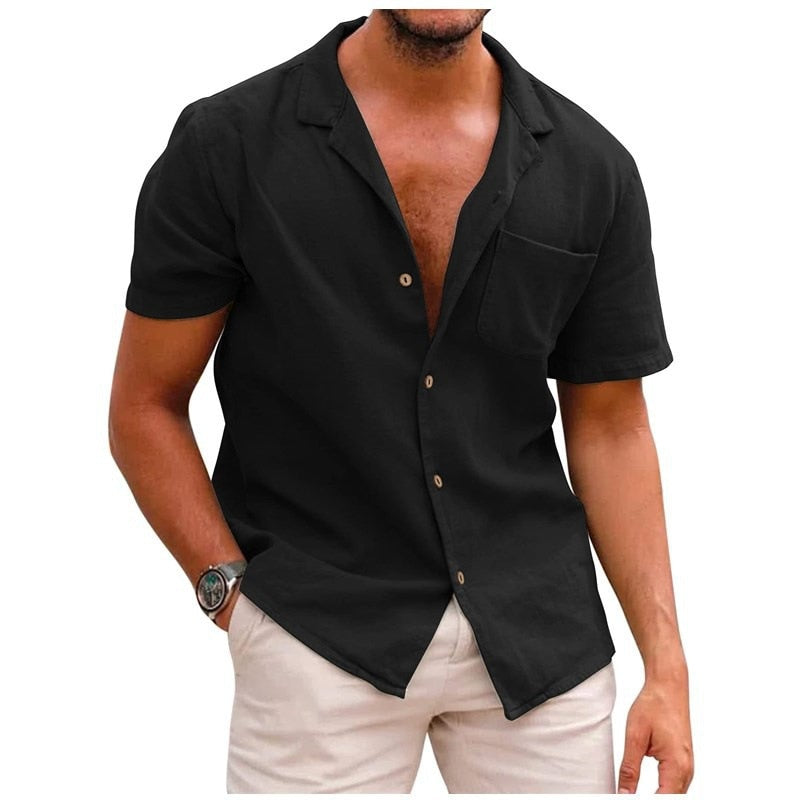 Men's Shirt | Airy Cotton Blend, Neat Structure 4