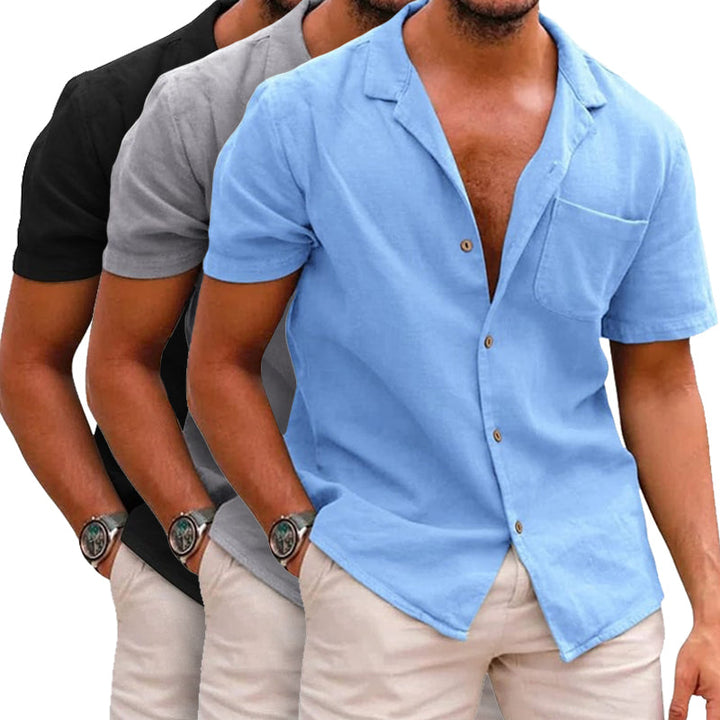 Men's Shirt | Airy Cotton Blend, Neat Structure 5