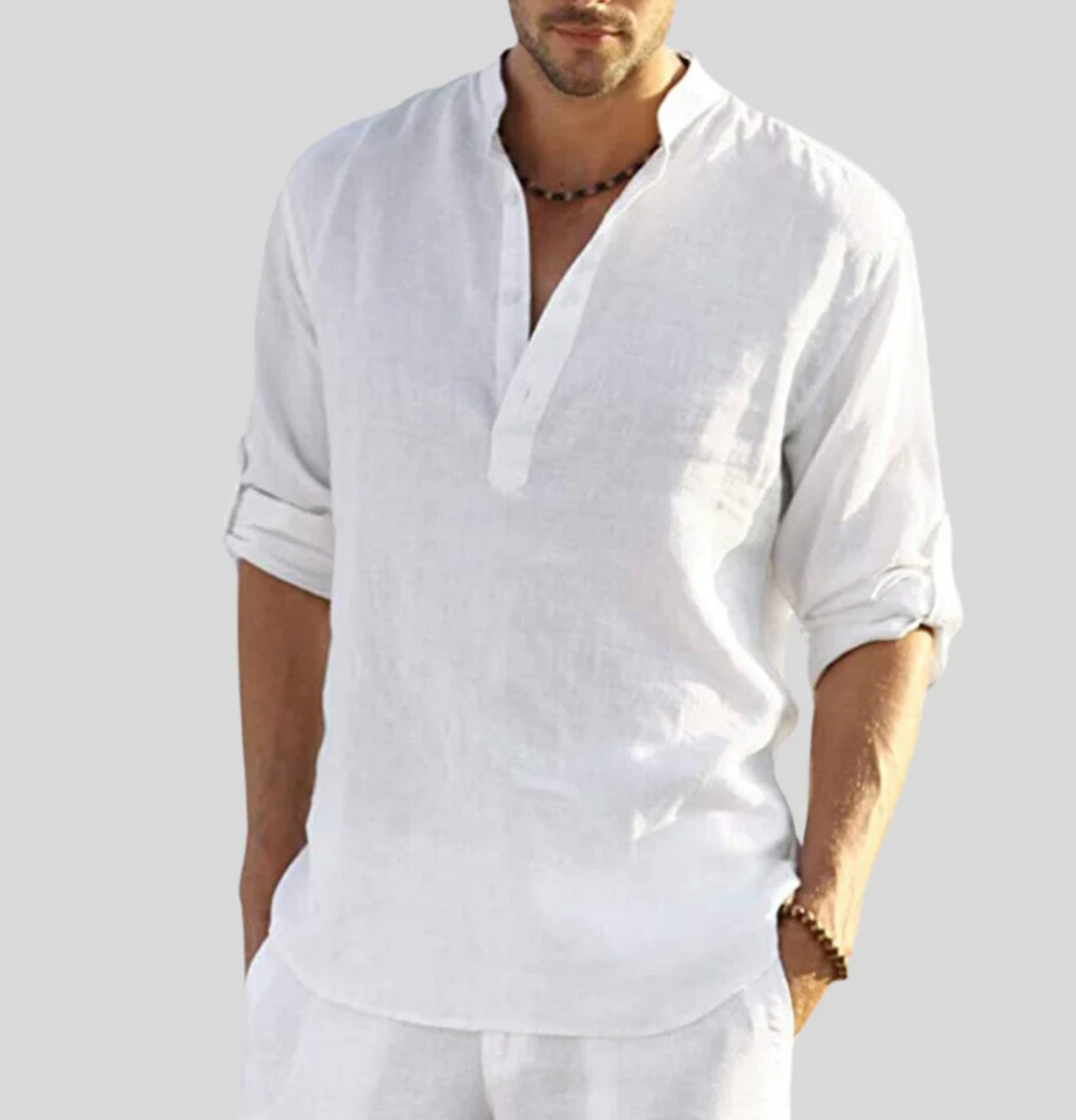 Men's Shirt | Button Placket, Long Sleeve 1