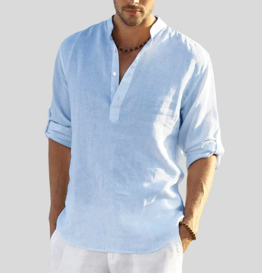 Men's Shirt | Button Placket, Long Sleeve 2