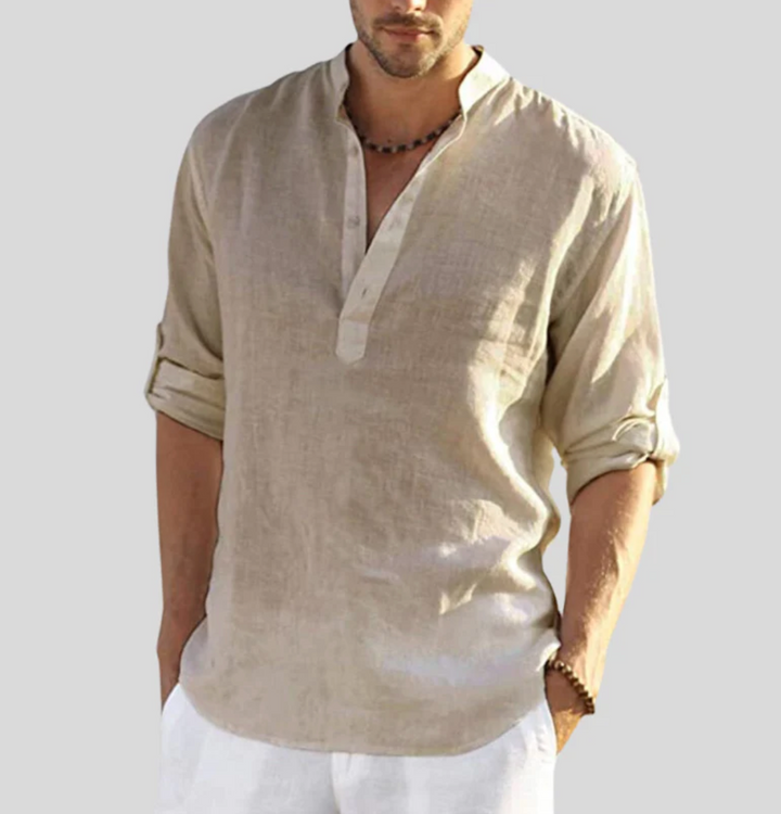Men's Shirt | Button Placket, Long Sleeve 3