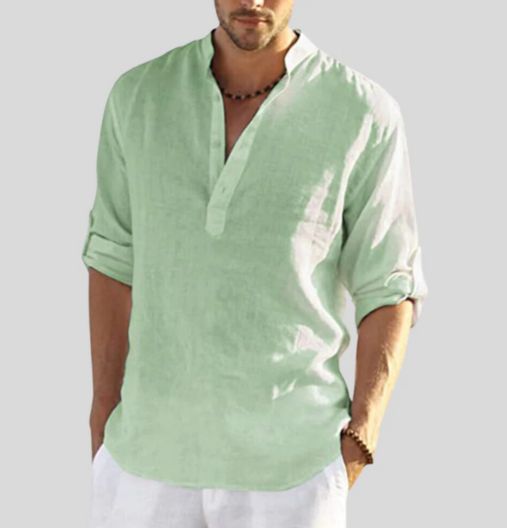 Men's Shirt | Button Placket, Long Sleeve 6