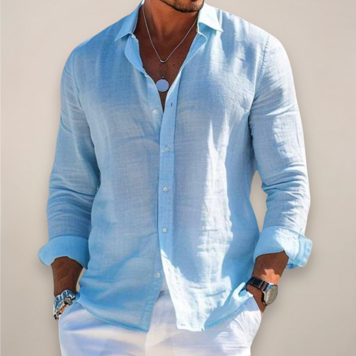 Men's Shirt | Casual Long Sleeve, Relaxed Fit 2