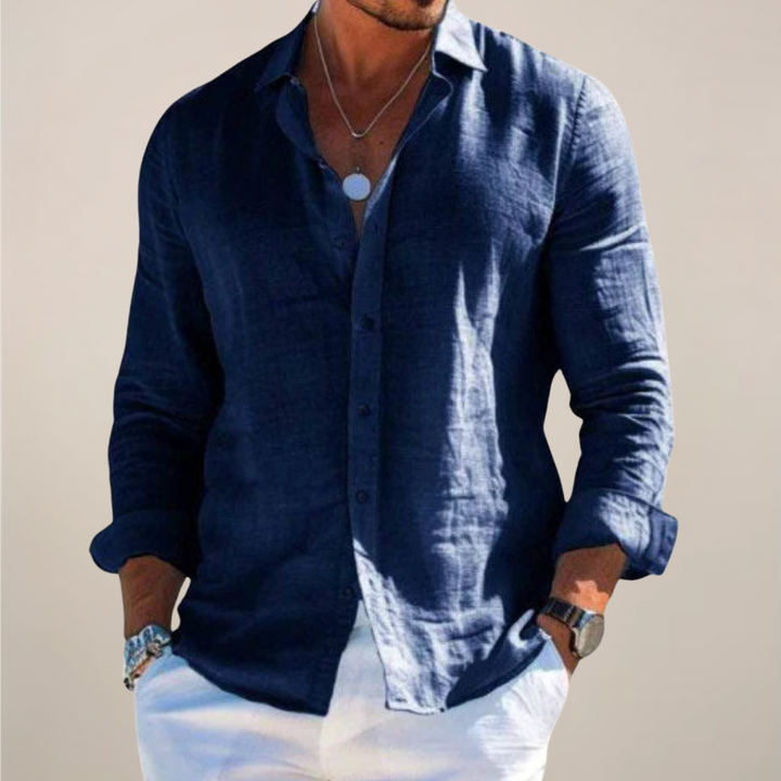 Men's Shirt | Casual Long Sleeve, Relaxed Fit 4