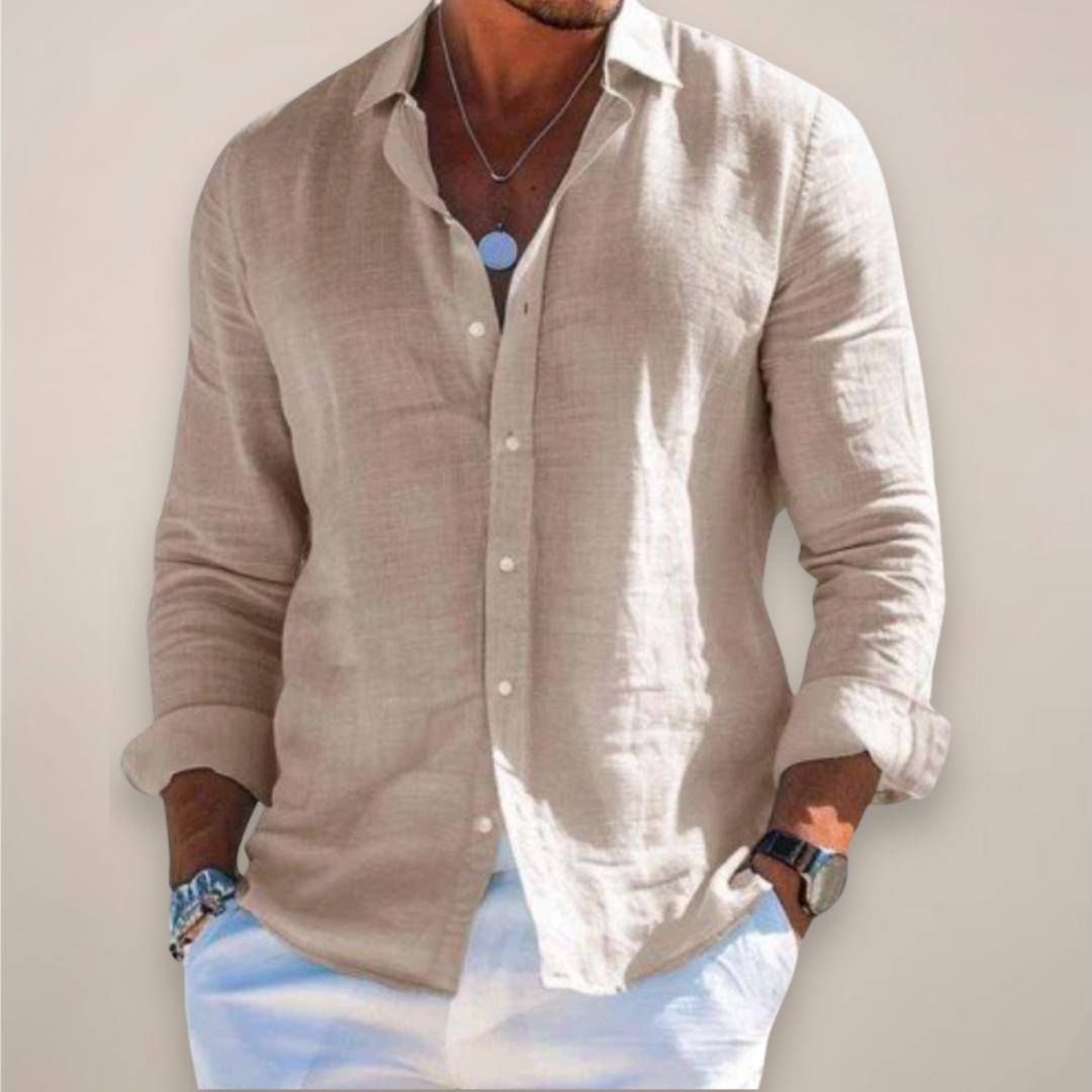 Men's Shirt | Casual Long Sleeve, Relaxed Fit 6
