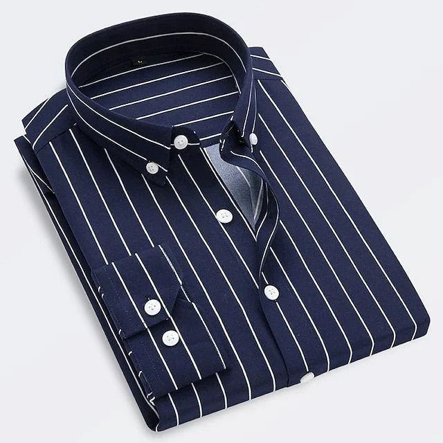 Men's Shirt | Striped Pattern, Fitted Cut 6