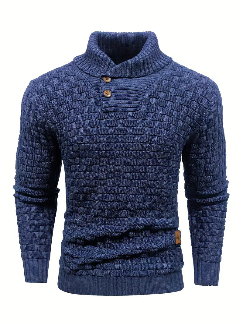 Men's Sweater | Knitted Texture, Classic Cut 0