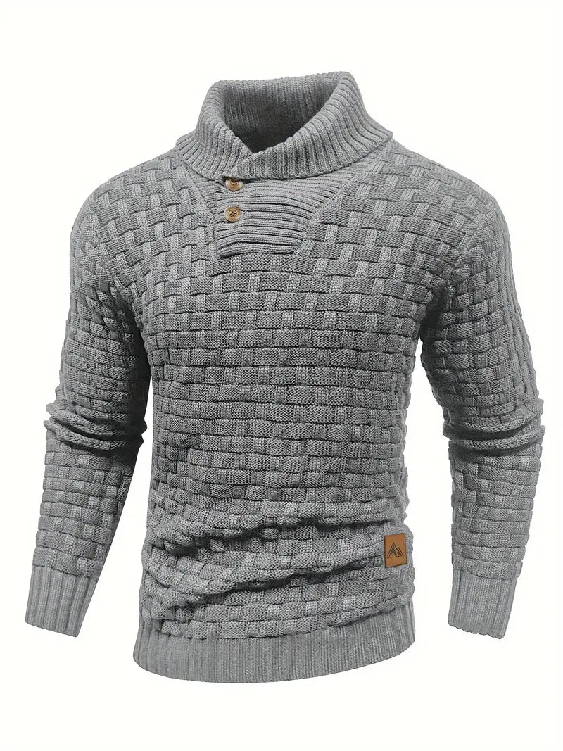 Men's Sweater | Knitted Texture, Classic Cut 4